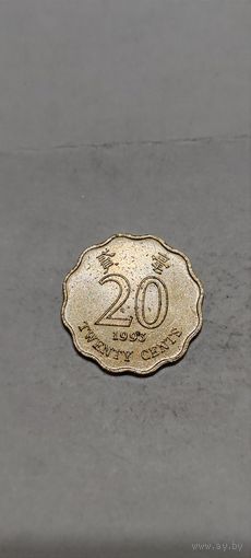 Гонконг 20  цент 1993