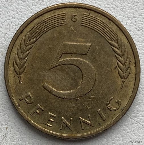 Германия 5 пфеннигов 1988 г. G