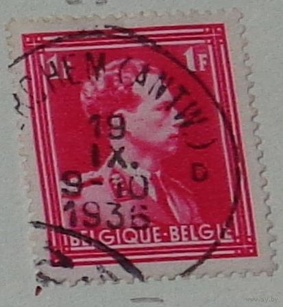 Король Леопольд III. Бельгия. Дата выпуска:1936-09-10