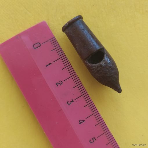 Свисток старинный, оловянный, младшего унтер-офицерского  состава РИА, для подачи сигналов и команд....оригинал, рабочий