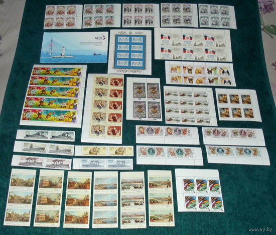 Россия.Сборный лот**.ЧЕТЫРНАДЦАТЬ ПОЛНЫХ ВЫПУСКОВ (серий и одиночек) !