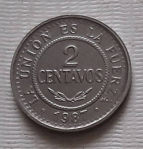 2 сентаво 1987 г. Боливия