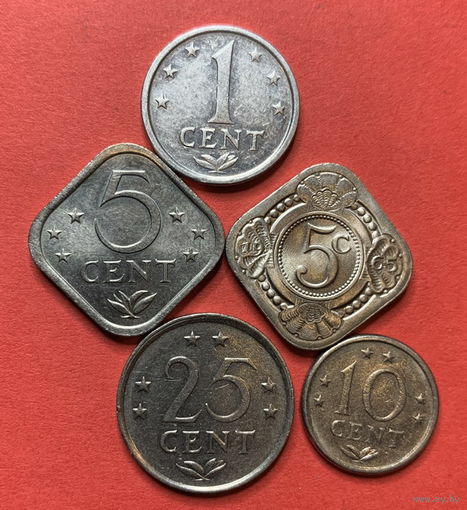 Антильские острова 5 монет