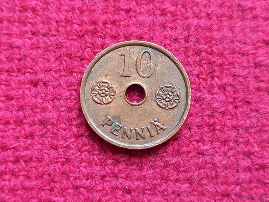 Финляндия 10 пенни 1942 г.