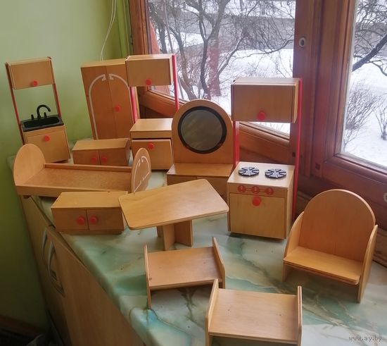 Игрушечная мебель СССР  лотом. Б у