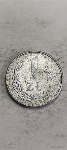 Польша 1 злотый 1987