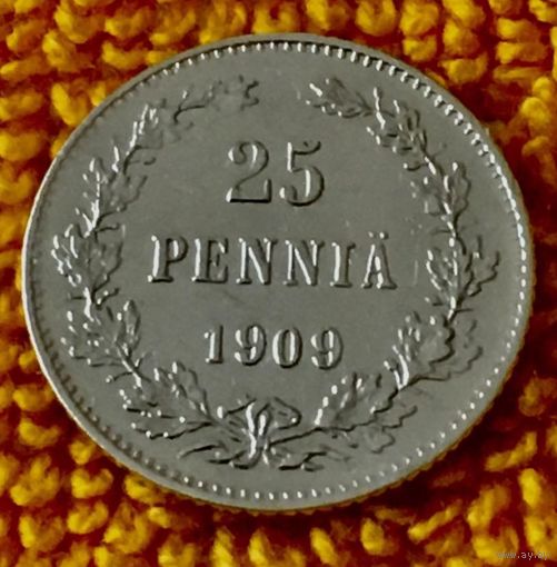 25 pennia 1909 года.