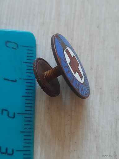 Редкий знак красный крест GDR