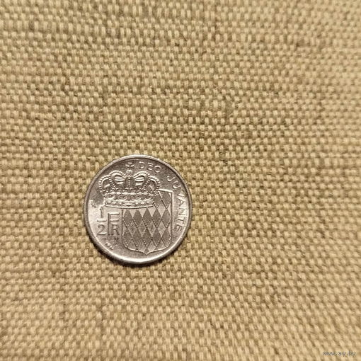 Монако 1/2 франка, 1968