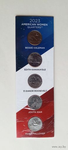 США. 25 центов 2023 г. Серия "Американские женщины". UNC.