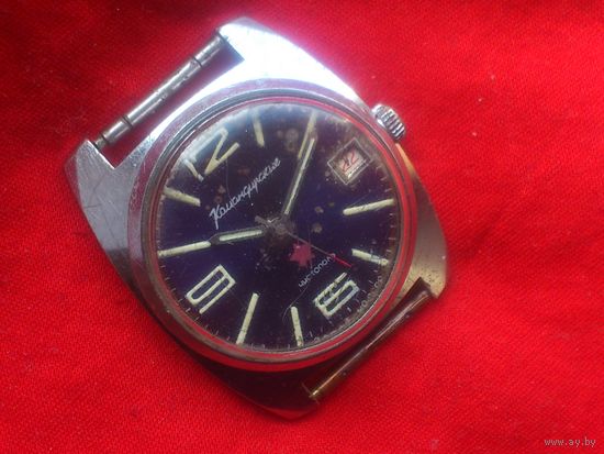 Часы КОМАНДИРСКИЕ 2234 ЧИСТОПОЛЬ РАННИЕ с ХОРОШИМ ЛЮМОМ,  из СССР 1960-х
