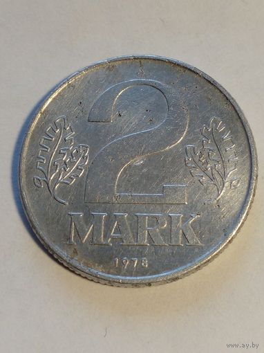 ГДР 2 марки 1978 г