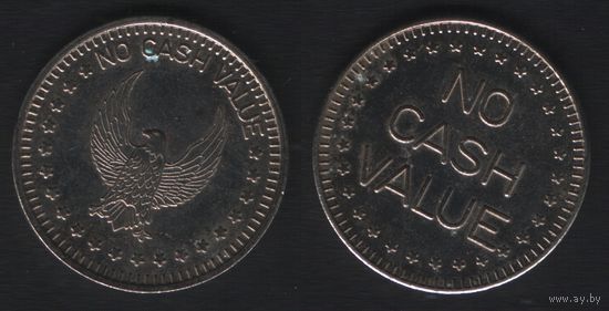 Eurocoin London. No Cash Value (орел) -- No Cash Value (25)бел. (f0