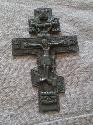 Старинный напёрстный Крест. Из коллекции.