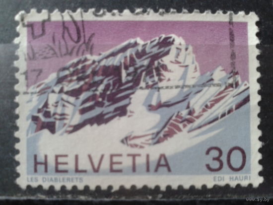 Швейцария 1971 Альпы, 3213 м