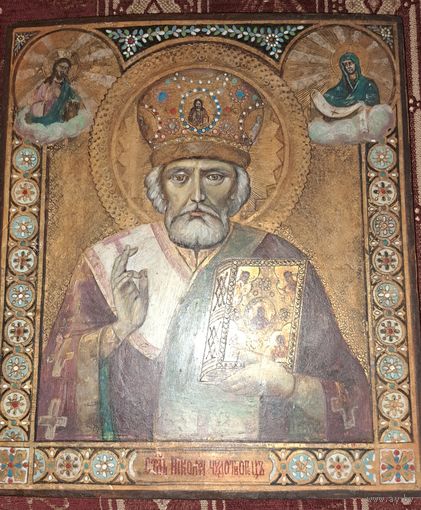 Старинная икона 19 век.