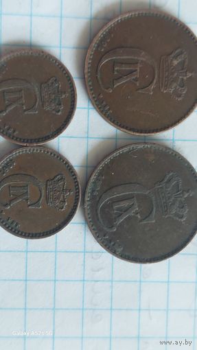 2 эре Дания 1902 год