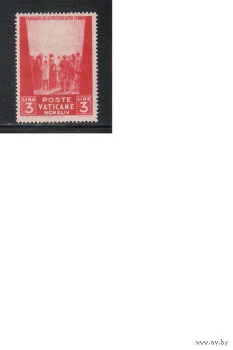 Ватикан-1945,(Мих.114)  * ,  Помощь жертвам войны, Христос