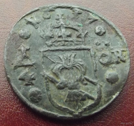 Швеция. 1\4 эре 1637