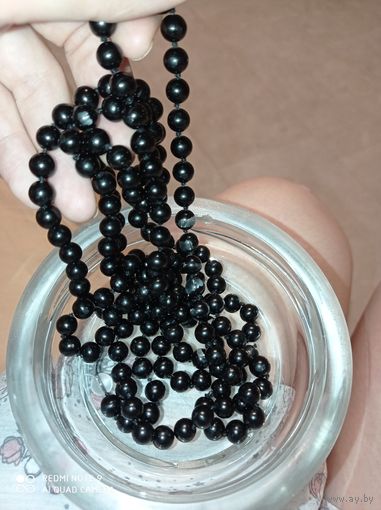 Стеклянные бусы нить 150 см