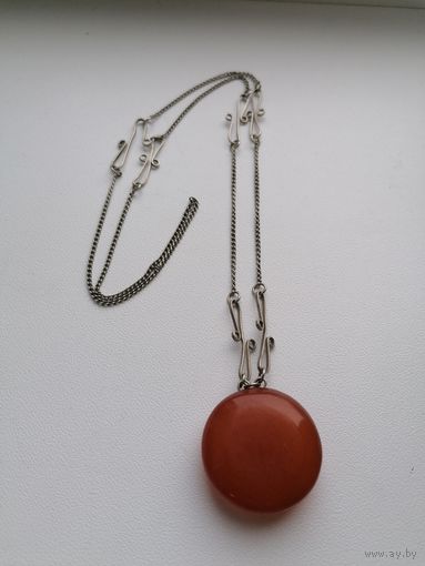 Кулон Янтарь СССР, редкий, хороший