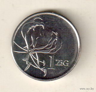 Зимбабве 1 золотой 2024