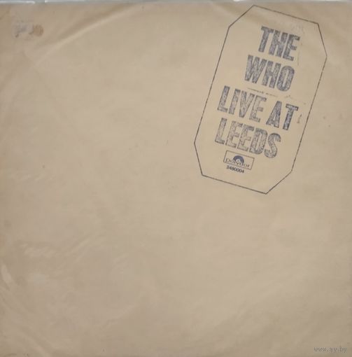 THE WHO /Live At Leeds/1970, Polydor, LP, Germany +all paper, 1 Press