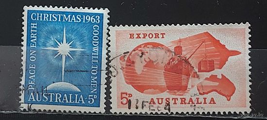 РАСПРОДАЖА. АВСТРАЛИЯ 1963г. Полные серии. Гаш.