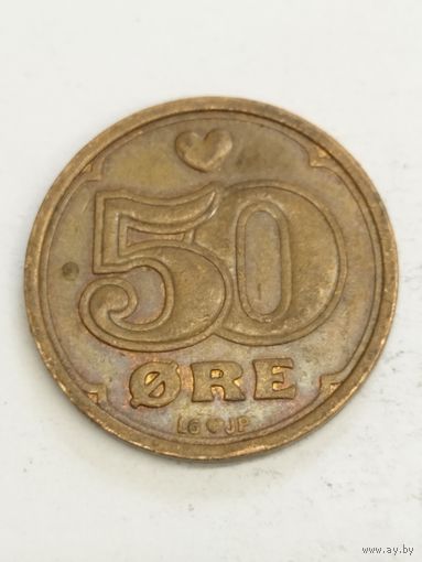 Дания 50 оре 1990