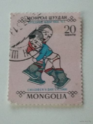 Монголия 1966. День детей.