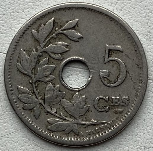 Бельгия 5 сантимов 1910 г. Belgique