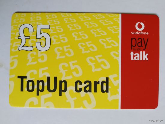 Телефонная карта. Англия