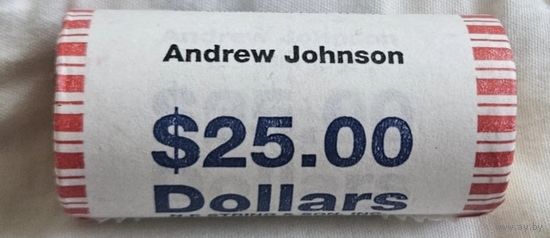 1 доллар США 2008 7-ой президент Эндрю Джексон ролл 25 штук