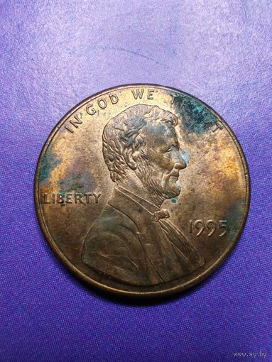 США 1 цент 1995