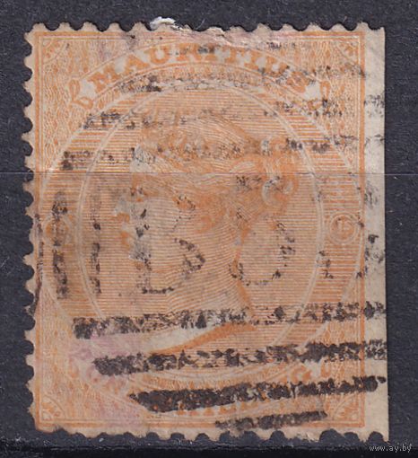 7.BrKM. Великобритания. Колонии. Маврикий. Виктория. Стандарт. 1 Sh. 1863 г. Mi.#35.