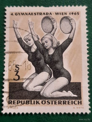 Австрия 1965. 4 фестиваль Gymnaestrada в Вене