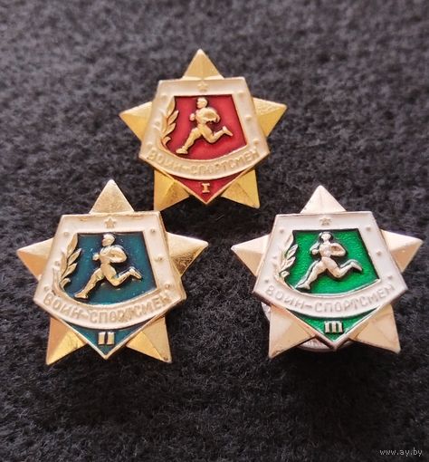 Набор значков Воин спортсмен. Одним лотом. (Е-7)