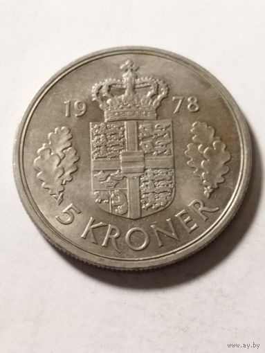 Дания 5 крон 1978