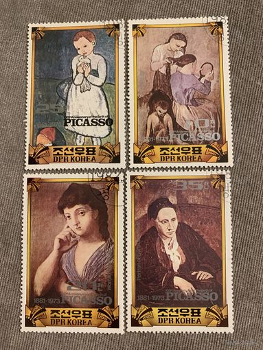 КНДР 1982. Искусство Пикассо