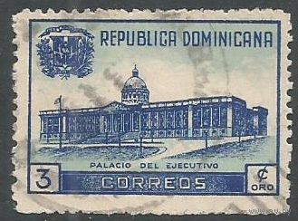 Доминиканская Республика. Дом Правительства. 1948г. Mi#484.
