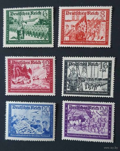 Торг! 1941 Рейх. Германия. Mi.773-778 MNH+MLH см.описание и фото