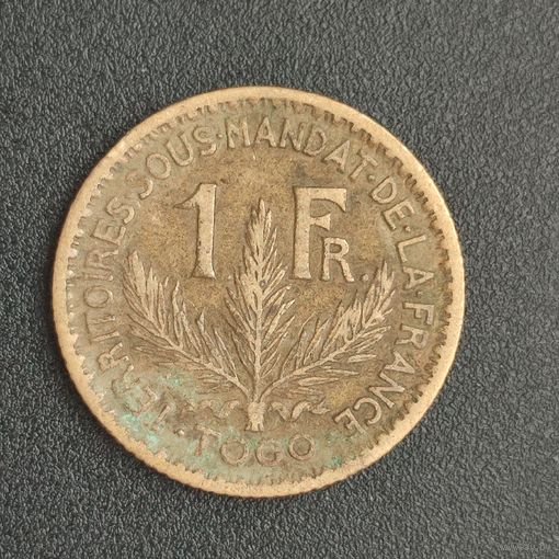 Того 1 франк 1926г.