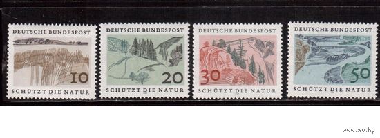 Германия(ФРГ)-1969,(Мих.591-594), ** , Природа
