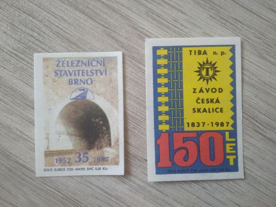 Спичечные этикетки Чехословакия