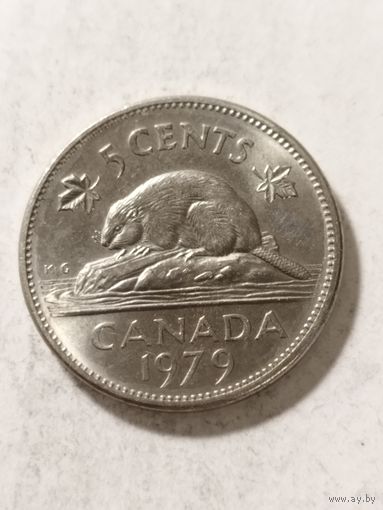 Канада 5 центов 1979