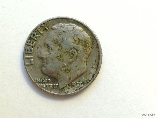Дайм 1976 года. Монета А3-3-5