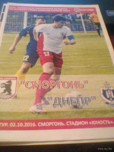 02.10.2016--ФК Сморгонь--Днепр Могилев
