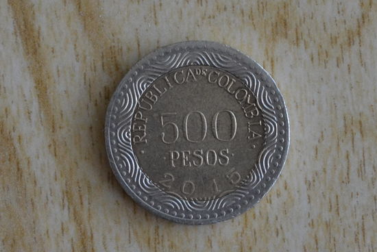 Колумбия 500 песо 2015