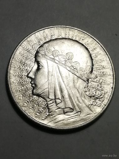 5 злотых 1933 UNC