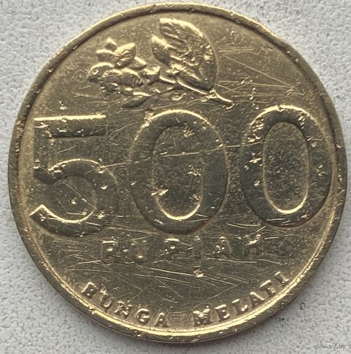 Индонезия 500 рупий 2001 г.